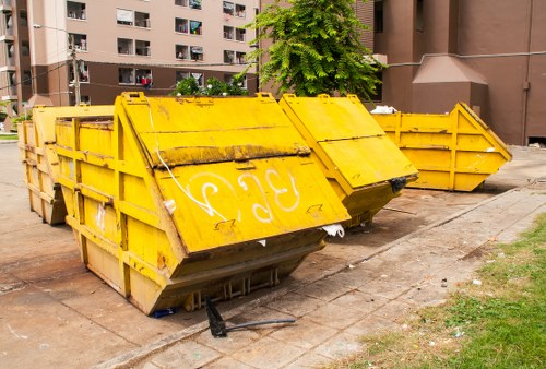 Recycling center for furniture disposal